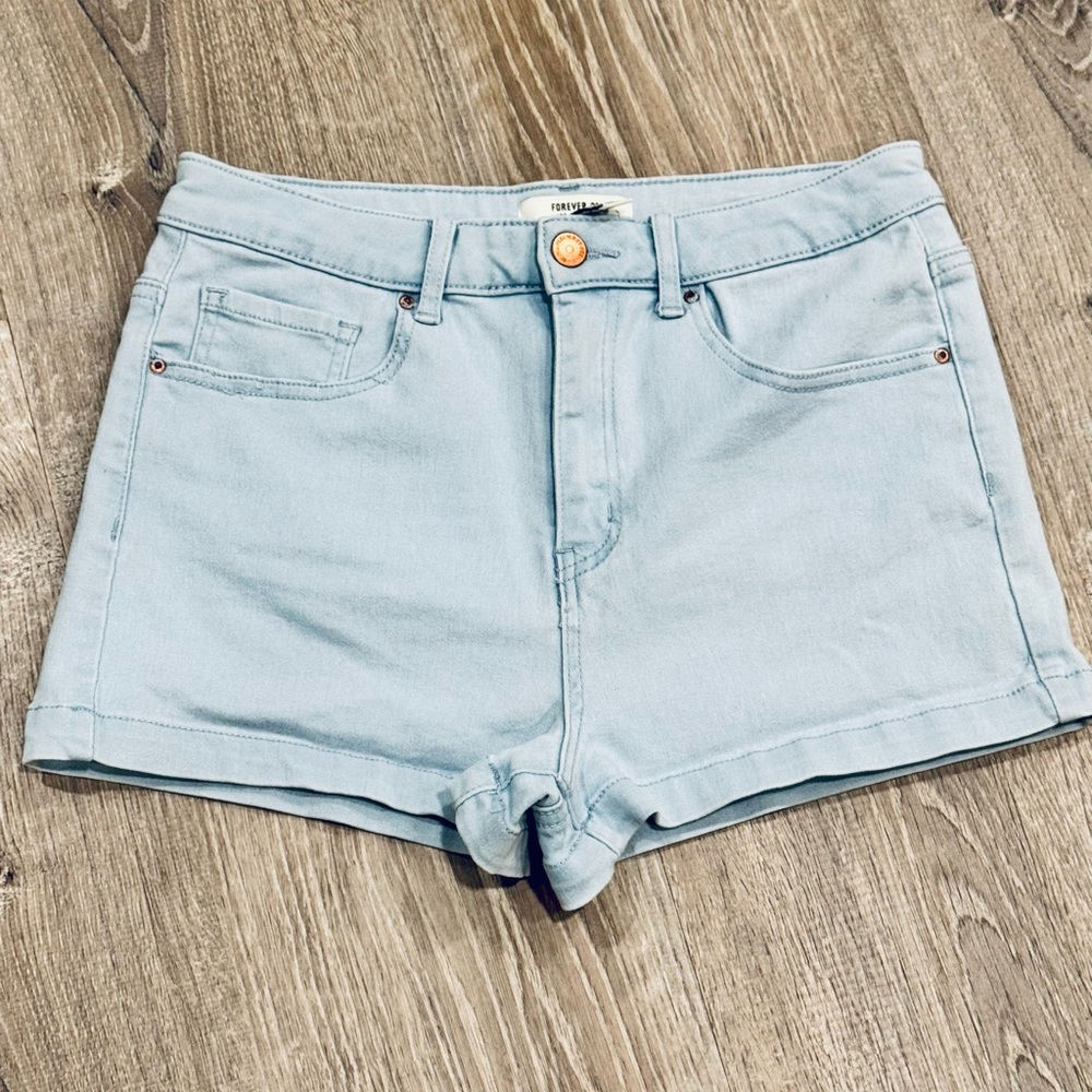 Forever 21 Size 30 Light Blue Shorts